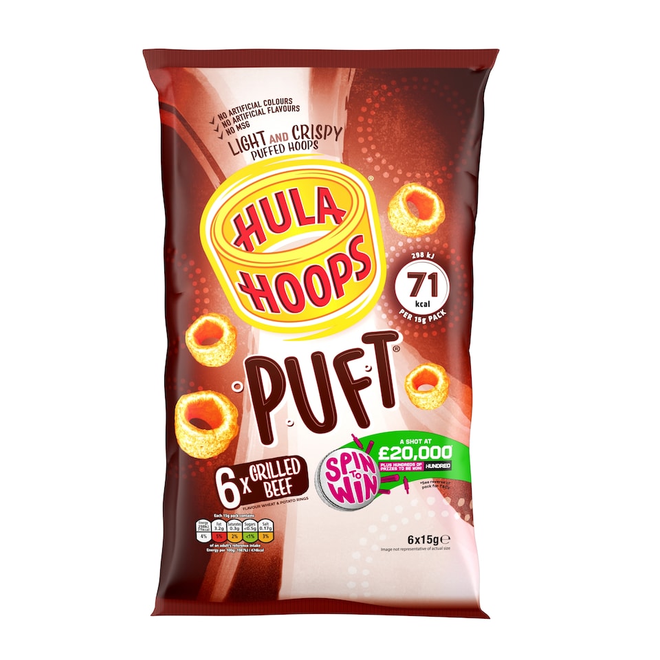 Hula Hoops: Puft Beef Crisps