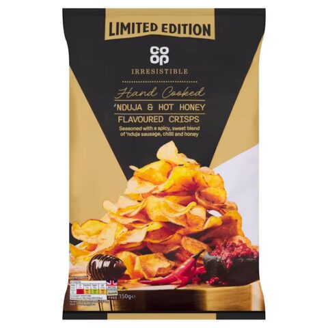 Co-op: Irresistible Hand Cooked Nduja & Hot Honey Crisps