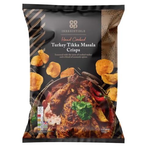 Co-op: Irresistible Turkey Tikka Crisps