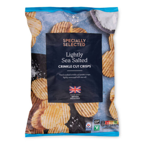 Aldi: Specially Selected Lightly Sea Salted Crinkle Cut Crisps