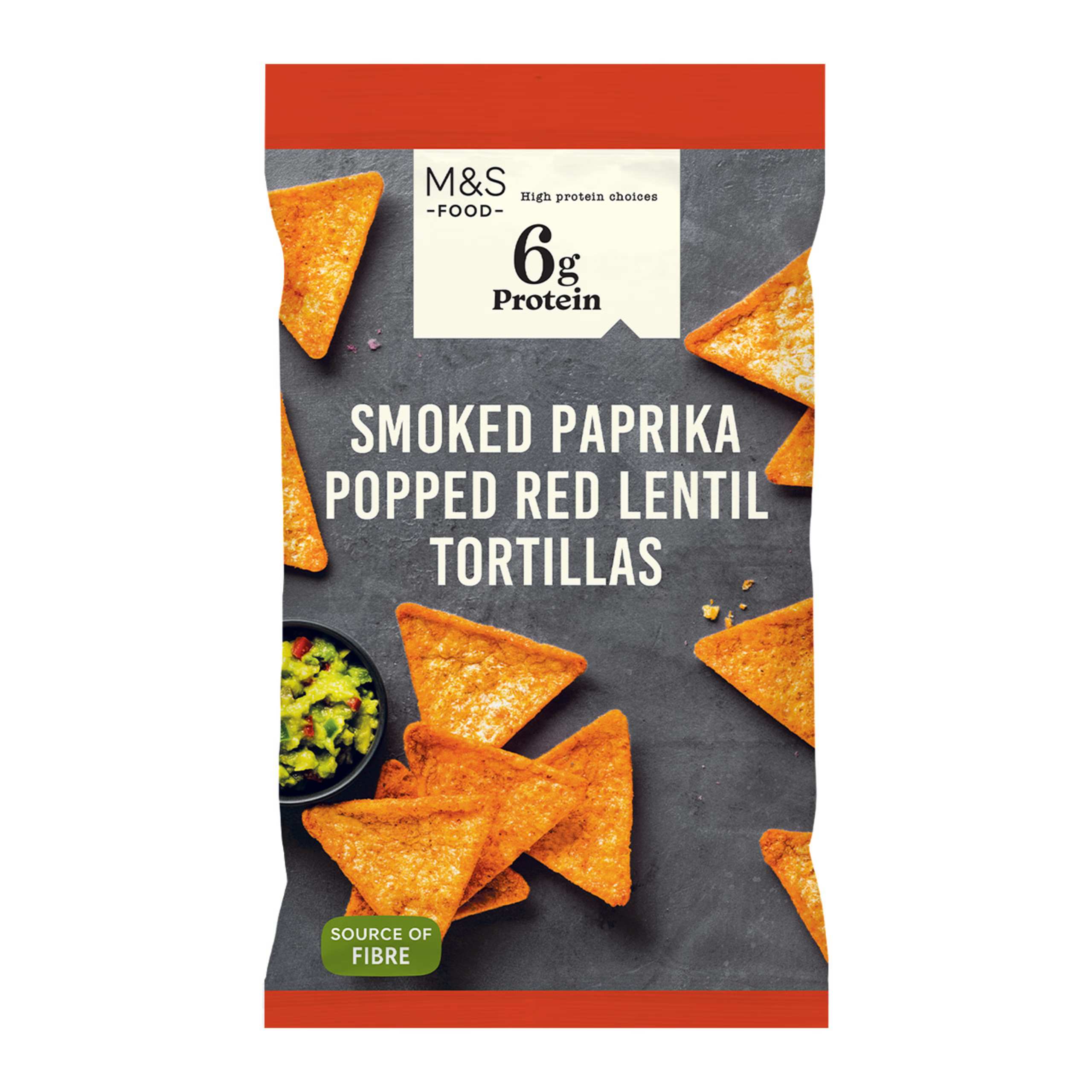 M&S: 6g Protein Smoked Paprika Popped Red Lentil Tortillas