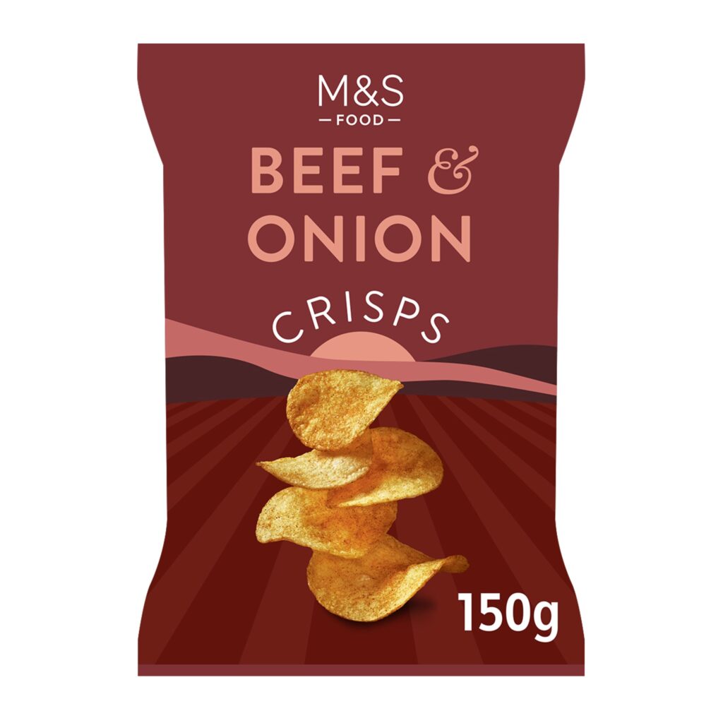 M&S: Beef and Onion Flavour Crisps