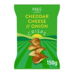M&S: Cheddar Cheese and Onion Crisps
