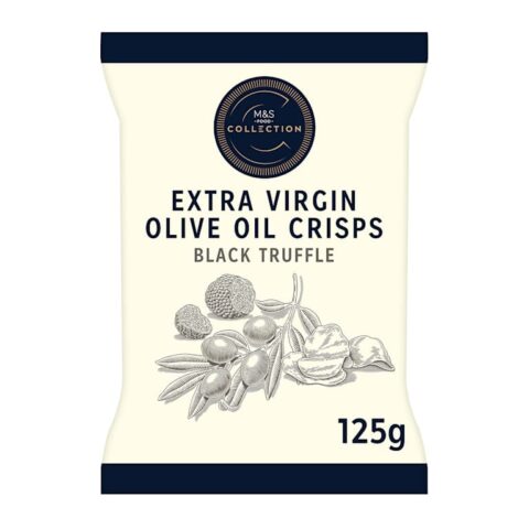M&S: Collection Extra Virgin Olive Oil Crisps with Black Truffle