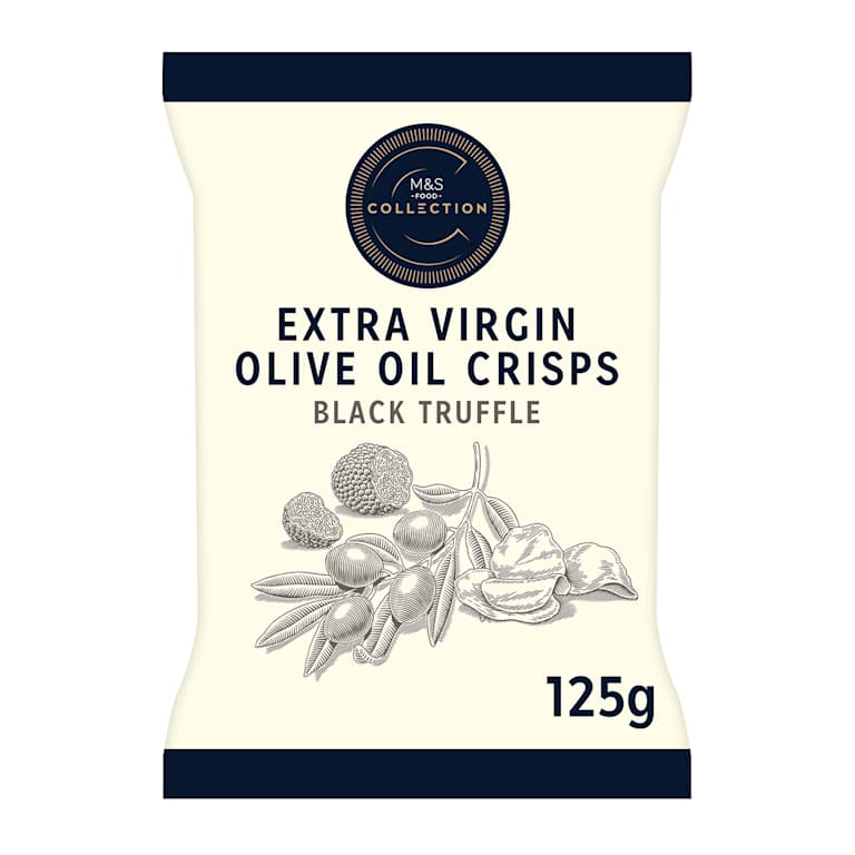 M&S: Collection Extra Virgin Olive Oil Crisps with Black Truffle