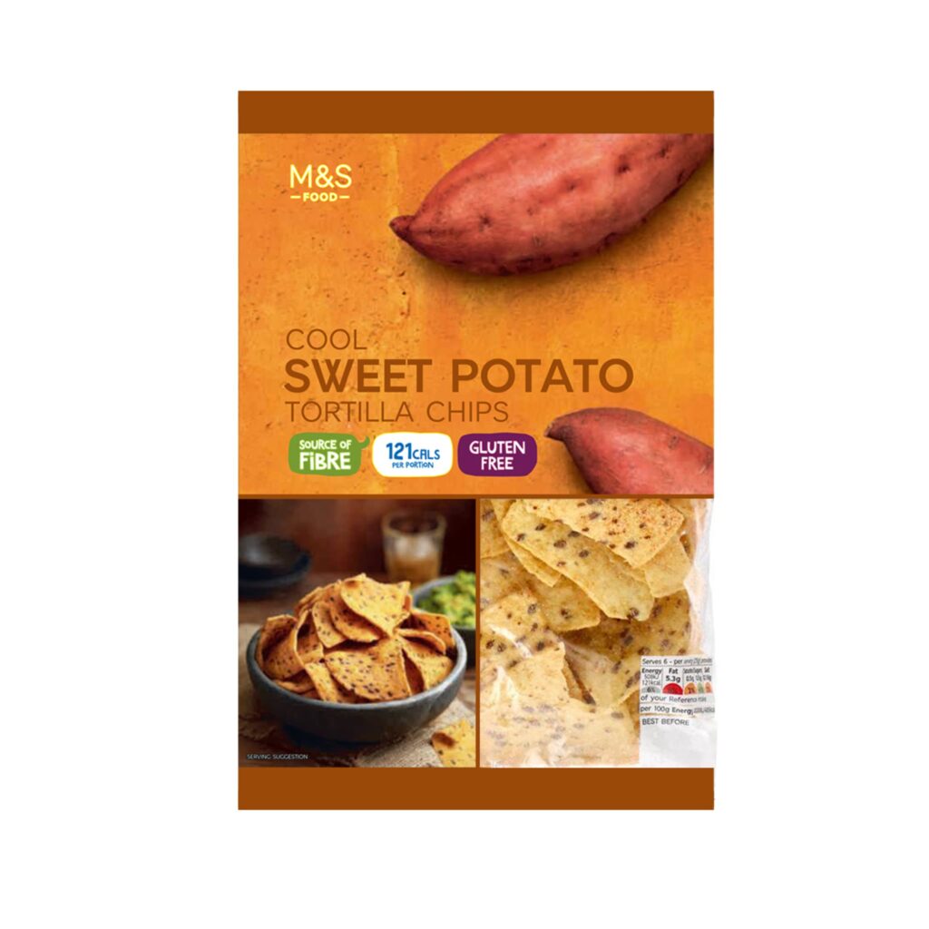 M&S: Cool Sweet Potato Tortilla Chips