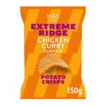 M&S: Extreme Ridge Chicken Curry Flavour Potato Crisps