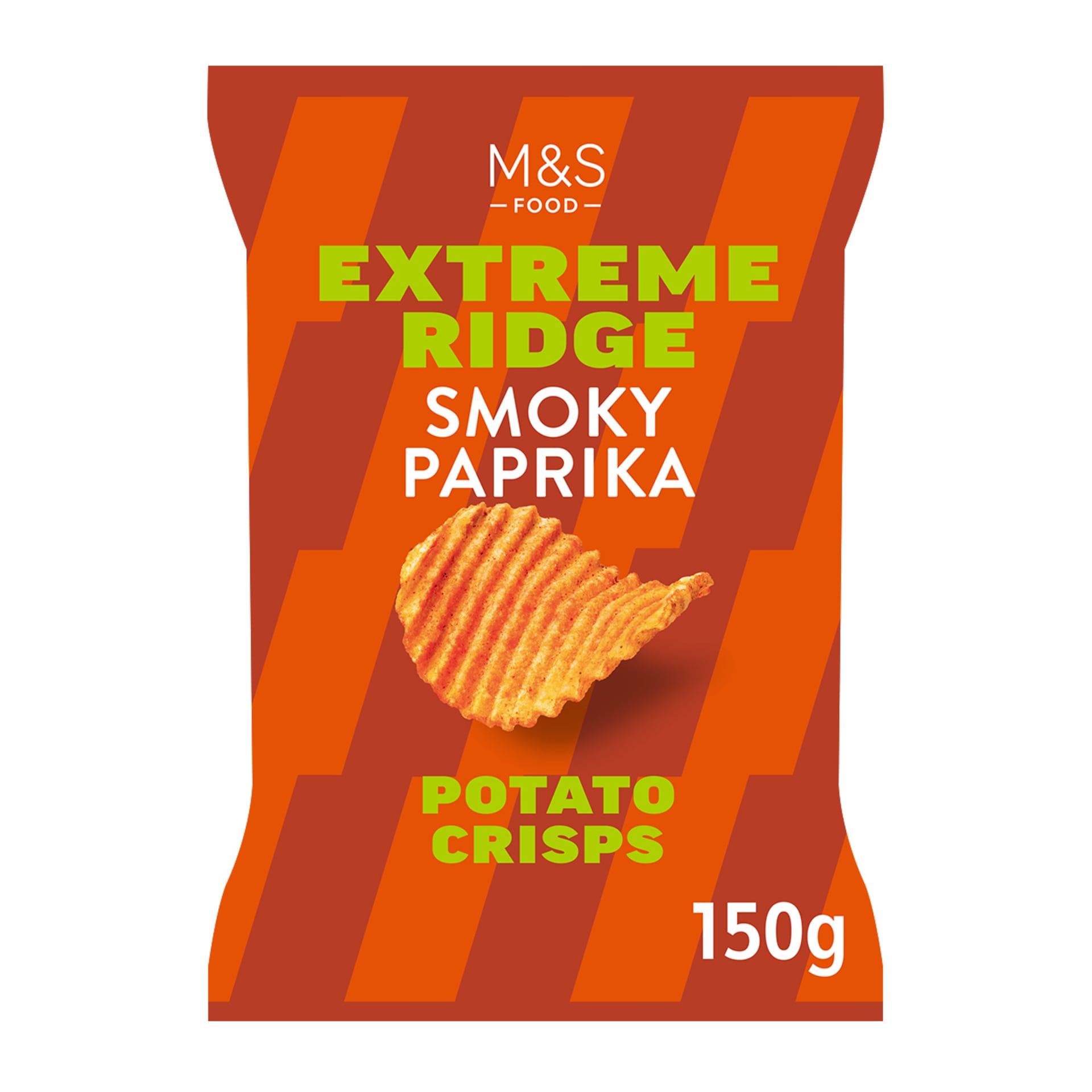 M&S: Extreme Ridge Smoky Paprika Potato Crisps