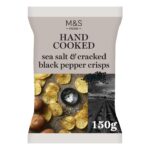 M&S: Hand Cooked Sea Salt & Cracked Black Pepper Crisps