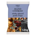 M&S: Hand Cooked Sticky Glazed Pork Crisps