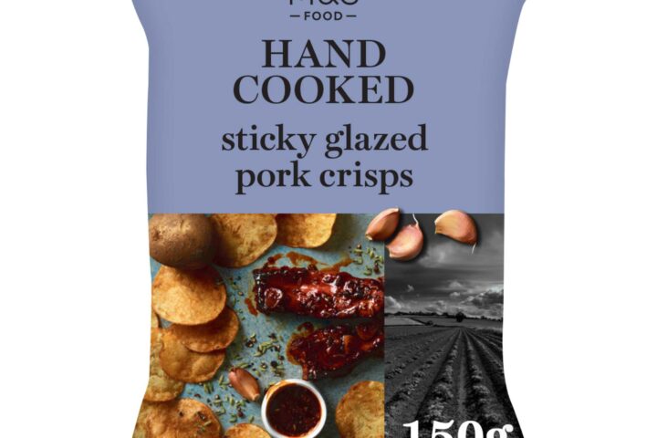 M&S: Hand Cooked Sticky Glazed Pork Crisps