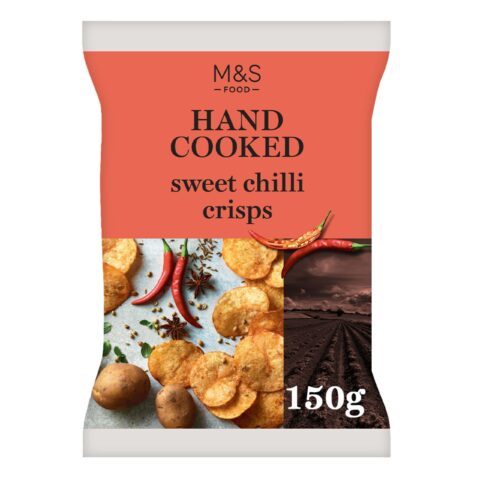 M&S: Hand Cooked Sweet Chill Crisps