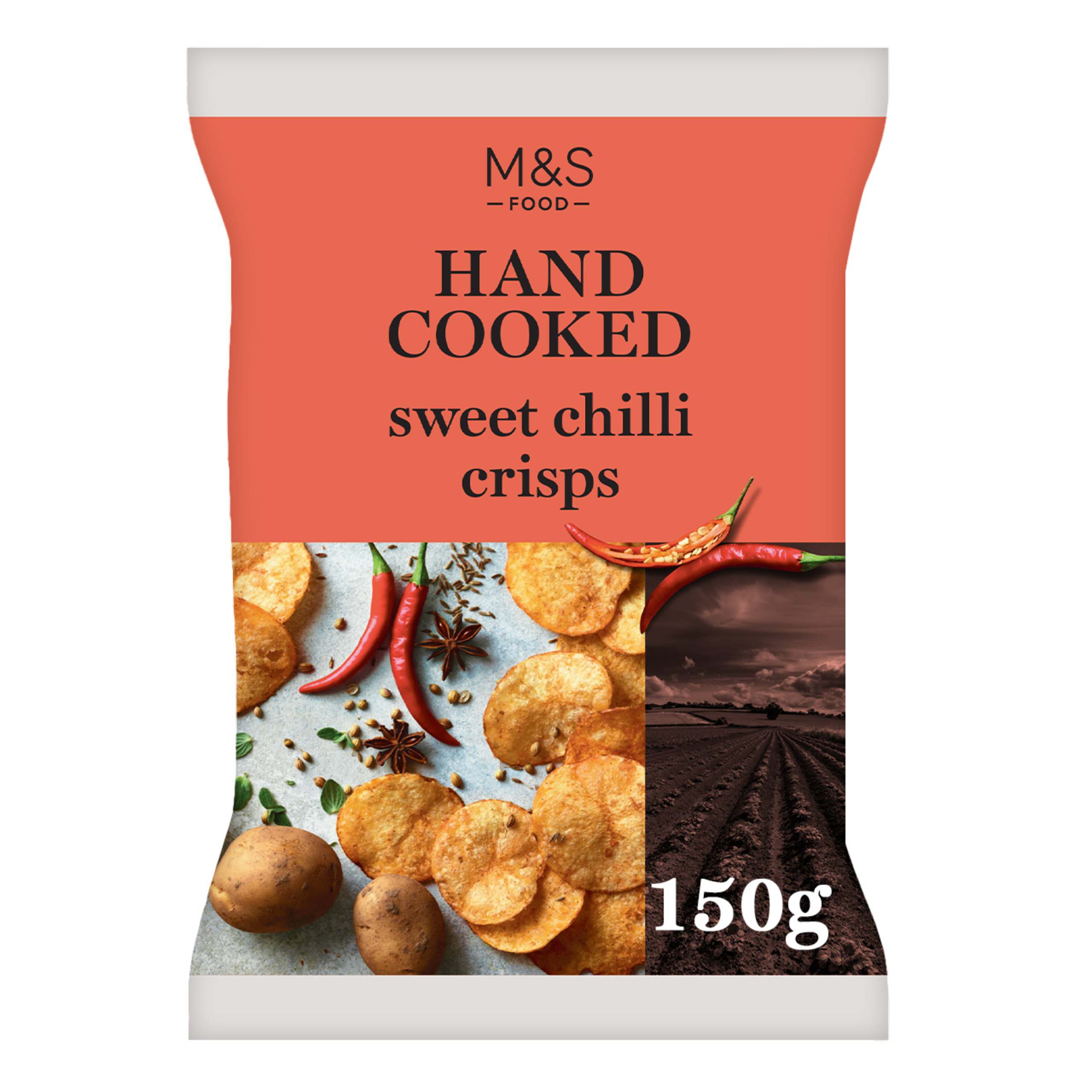 M&S: Hand Cooked Sweet Chill Crisps