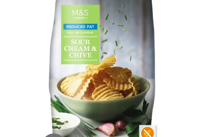 M&S: Reduced Fat Sour Cream & Chive