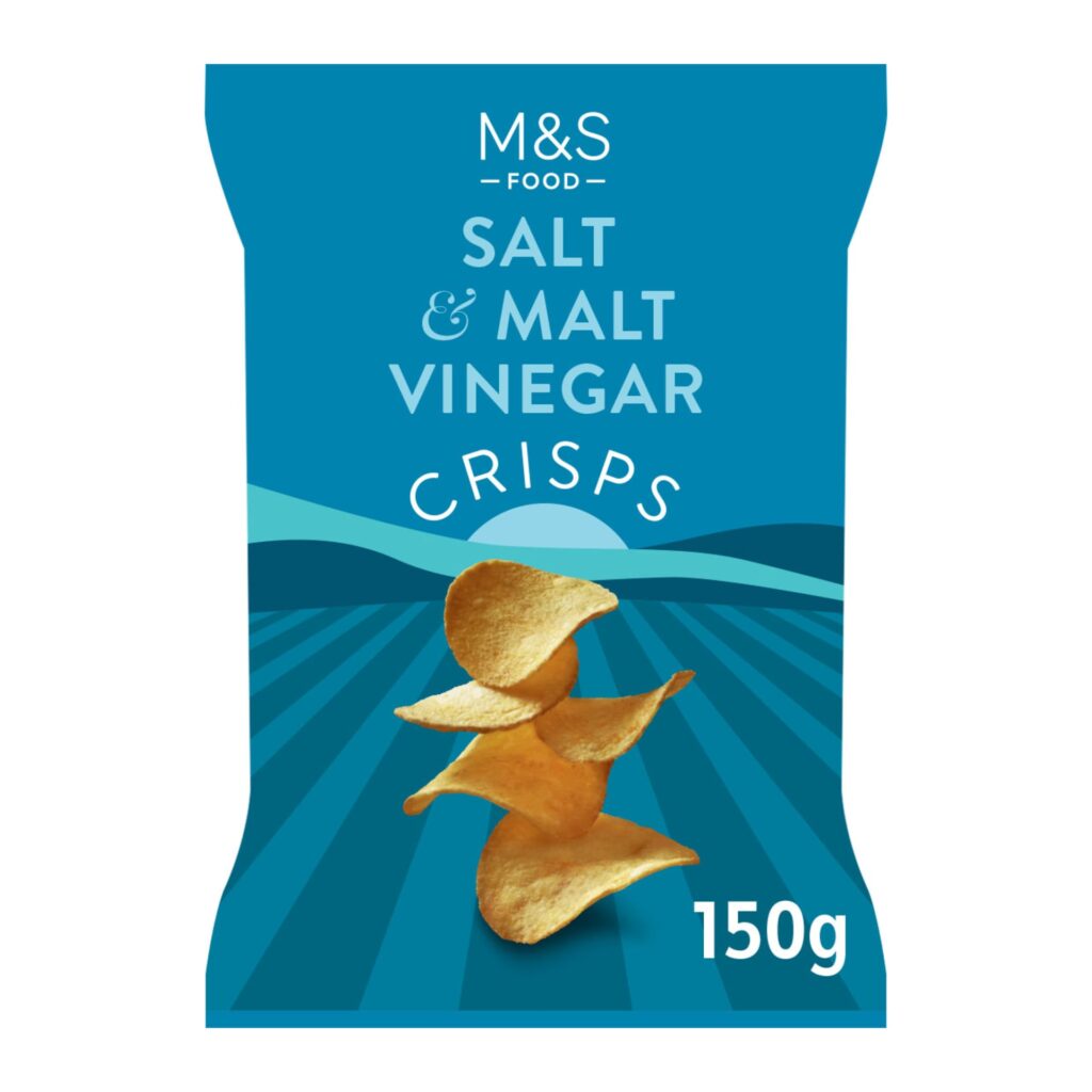 M&S: Salt and Malt Vinegar Crisps
