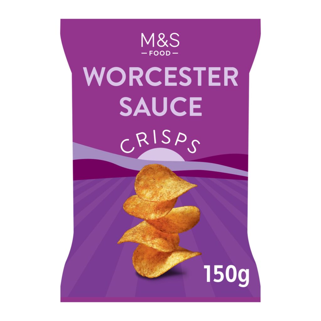M&S: Worcester Sauce Crisps