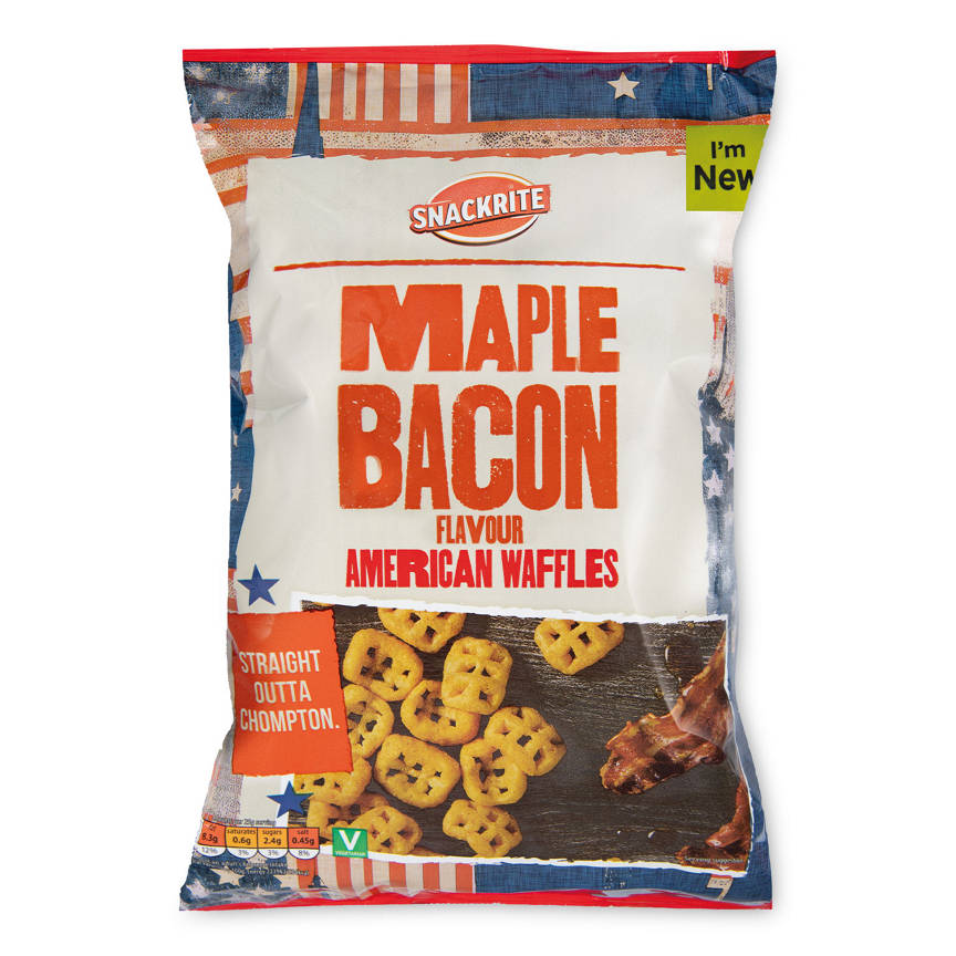 Aldi: Maple & Bacon American Waffle Snacks