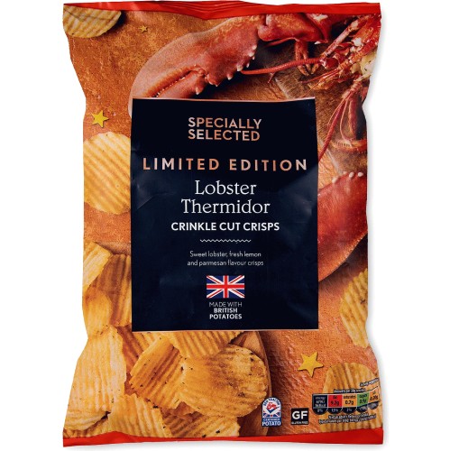 Aldi: Specially Selected Lobster Thermidor Handcooked Crisps