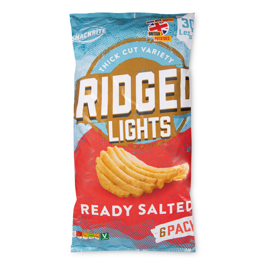 Aldi: Snackrite Ready Salted Ridged Lights