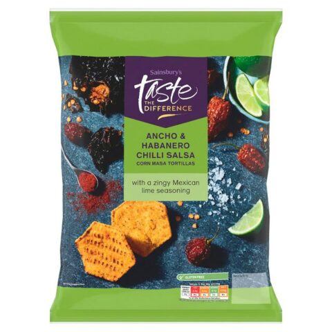 Sainsbury’s: Ancho & Habanero Chilli Salsa Corn Masa Tortillas