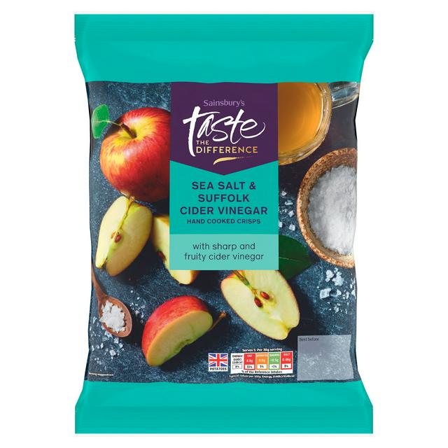 Sainsbury’s: Taste the Difference Sea Salt & Cider Vinegar Crisps