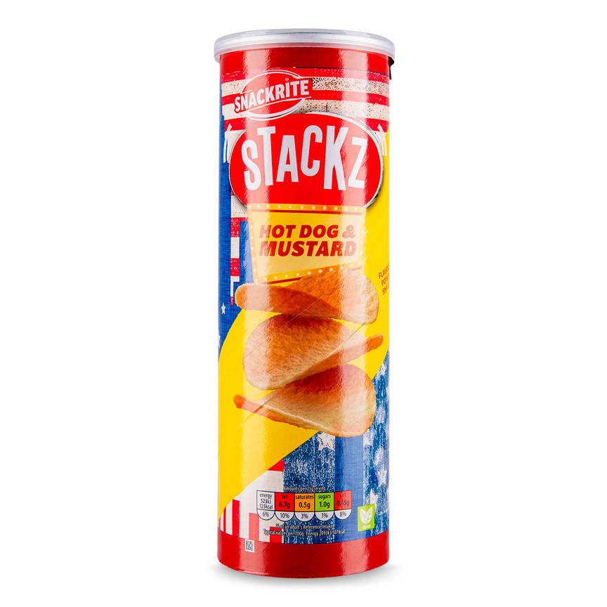 Aldi: Stackz Hot Dog Mustard Snacks