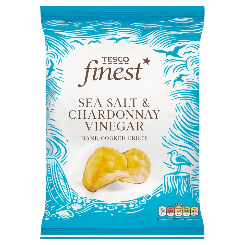 Tesco: Finest Sea Salt & Chardonnay Vinegar