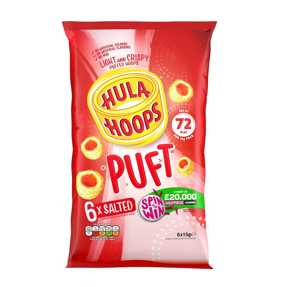Hula Hoops: Puft Salted Crisps