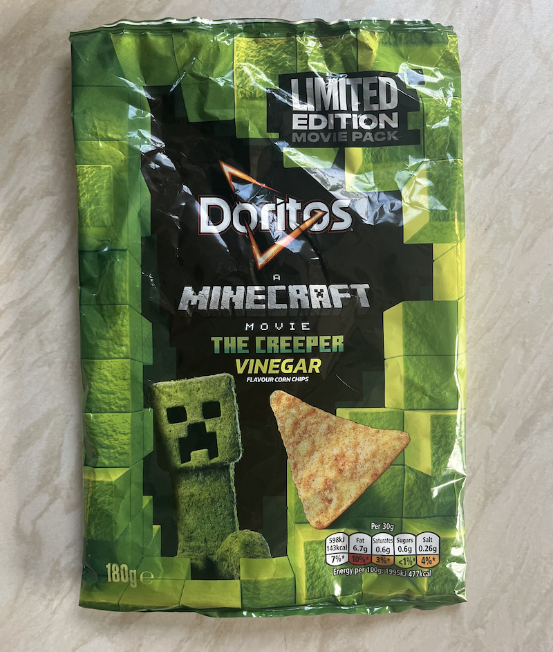 Doritos: Minecraft The Creeper Vinegar Flavour Corn Chips