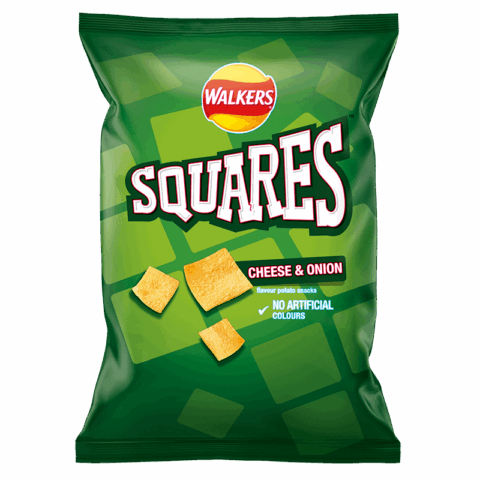 Walkers: Squares Cheese & Onion