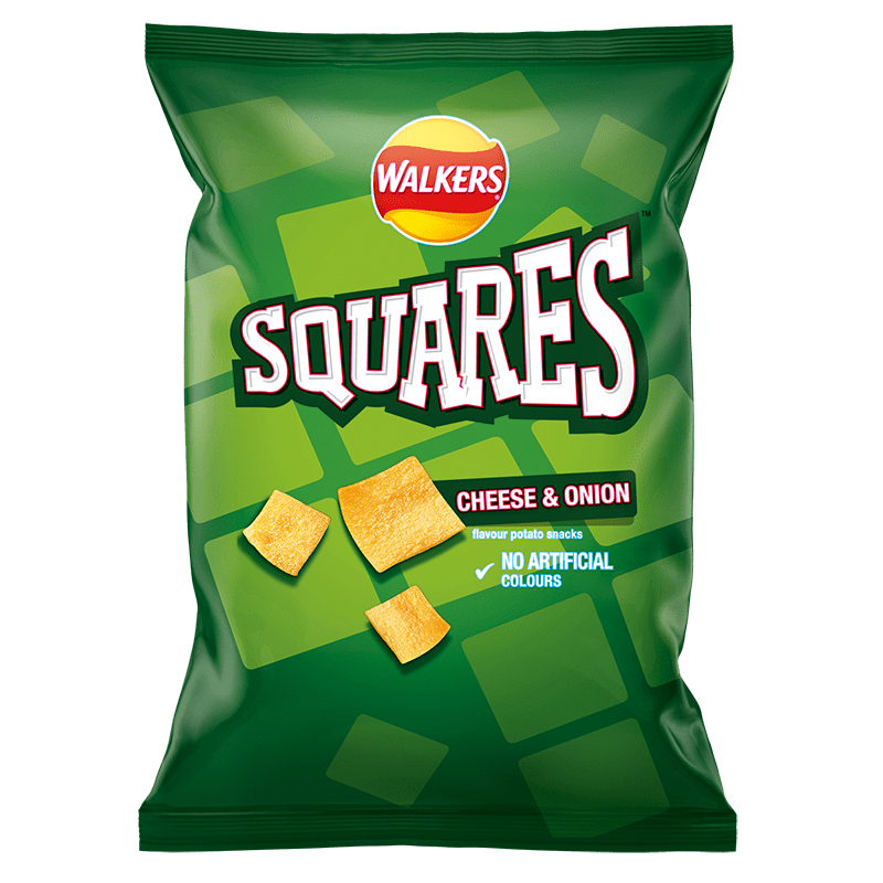 Walkers: Squares Cheese & Onion