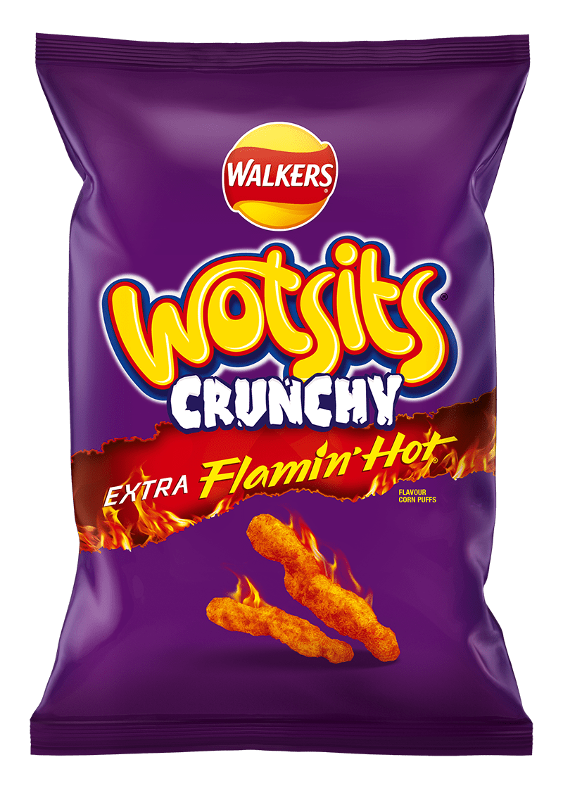 Walkers: Wotsits Crunchy Extra Flamin' Hot