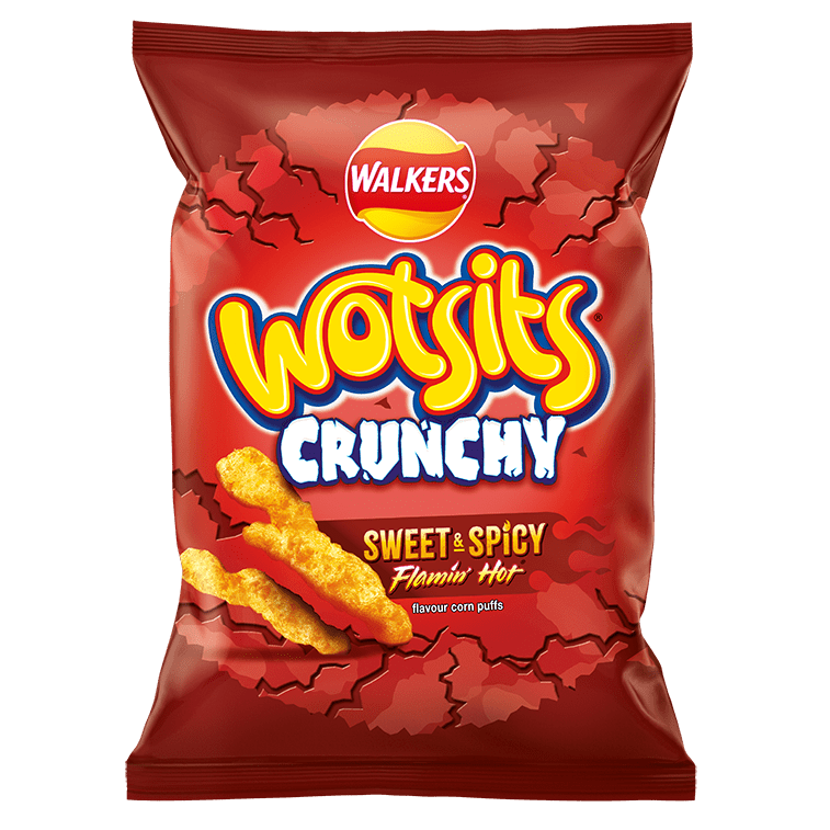 Walkers: Wotsits Crunchy Sweet & Spicy Flamin' Hot